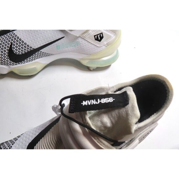 Nike Force Zoom Mike Trout 27 Baseball Cleats White Black C13134-102 Men Size 10 - Picture 7 of 9